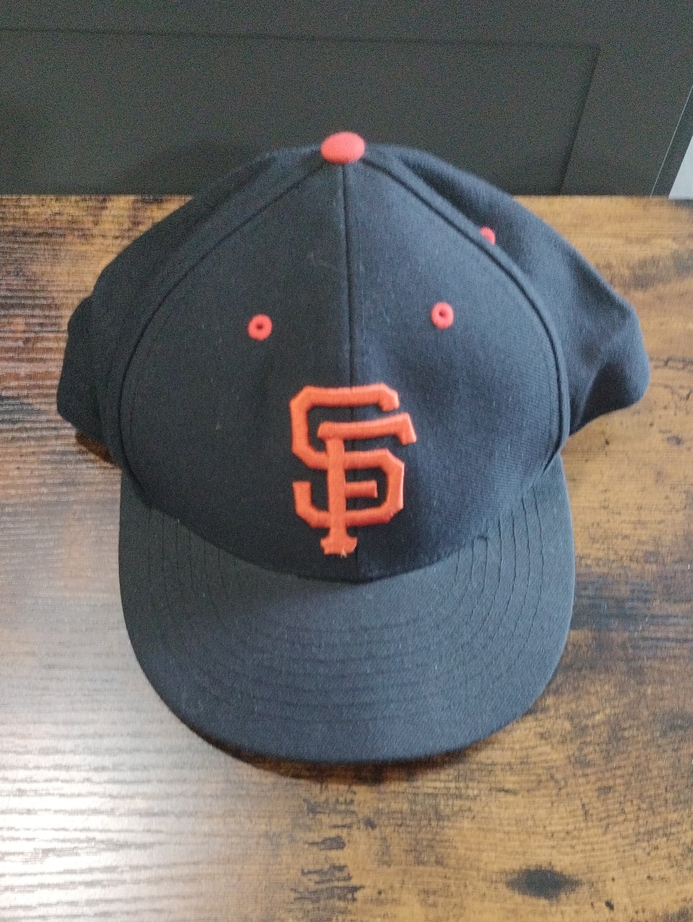 47 San Francisco Giants Black & Orange Fitted Cap